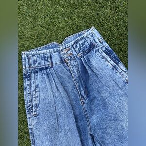 Vintage 1980s Jordache Studio Acid Wash High Waist Jeans